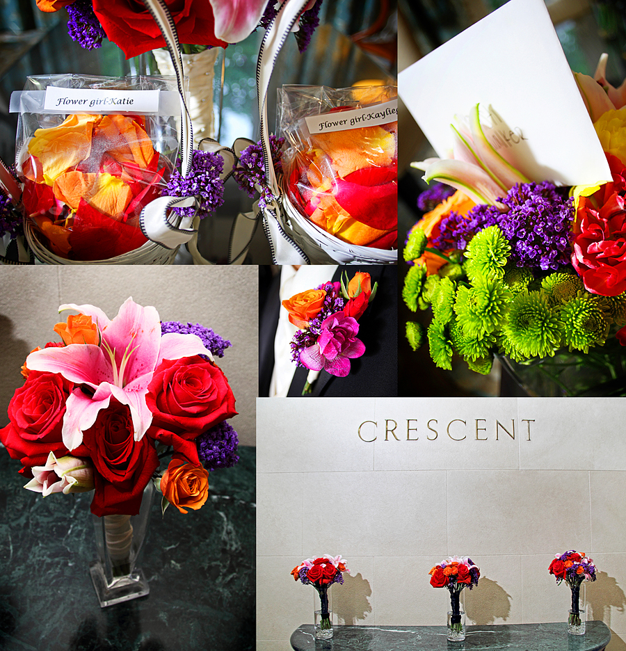 John and Christi's dallas wedding at the Rosewood Crescent Hotel. Photographs by Dallas Wedding Photographers, K & S Photography