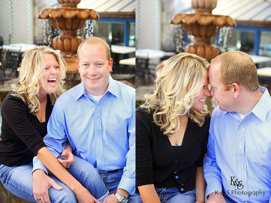 Travis and Kristen - Dallas Engagements. Photographs by Dallas Wedding Photographers, K & S Photography