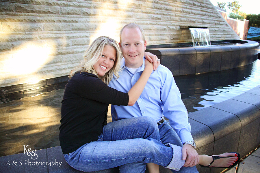 Travis and Kristen - Dallas Engagements. Photographs by Dallas Wedding Photographers, K & S Photography