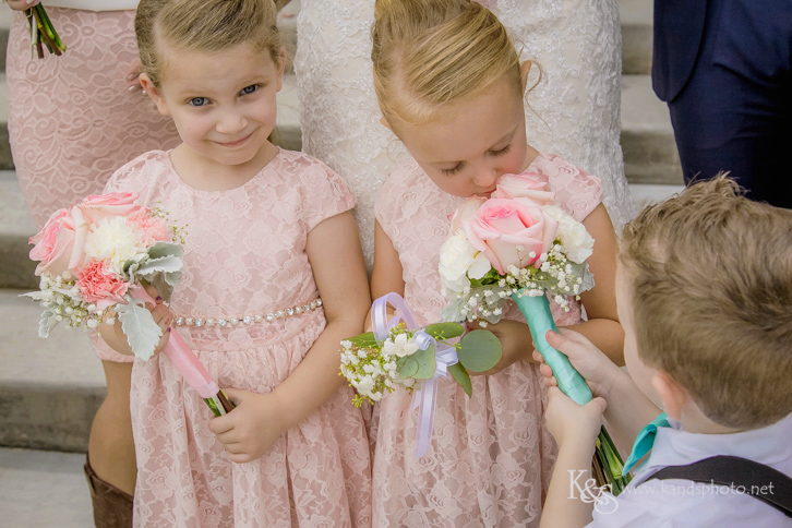 Wedding at Dallas Mormon Temple