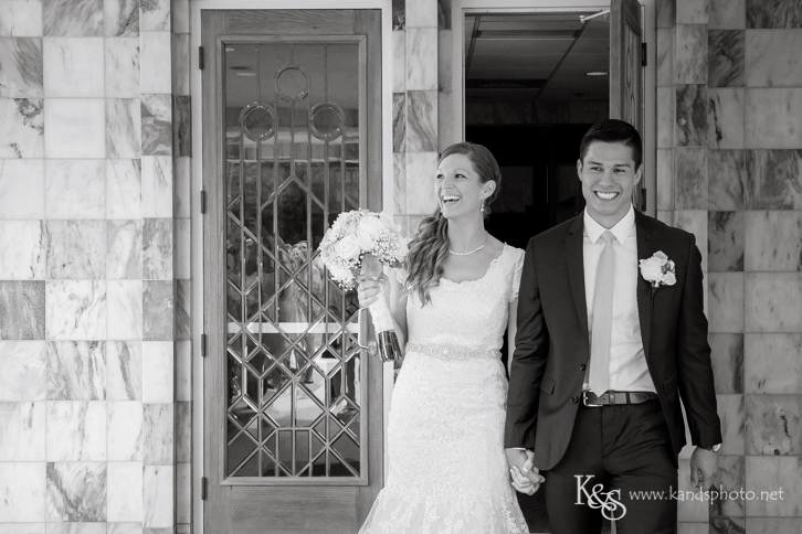 Wedding at Dallas Mormon Temple