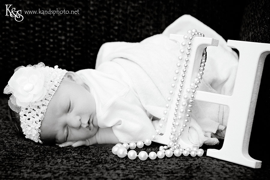 Baby Harper at 1 Week | Dallas Newborn Photographers