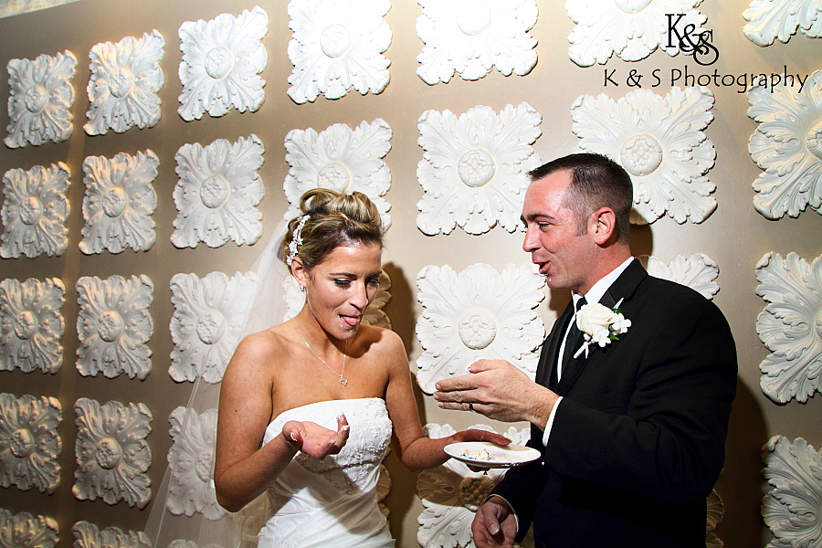 Derek and Sarah's wedding at Ferrari's in Grapevine, photos by Dallas Wedding Photographer, K & S Photography