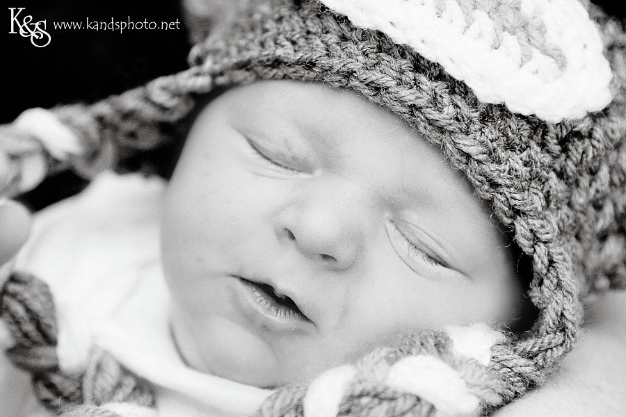 Baby Harper at 1 Week | Dallas Newborn Photographers