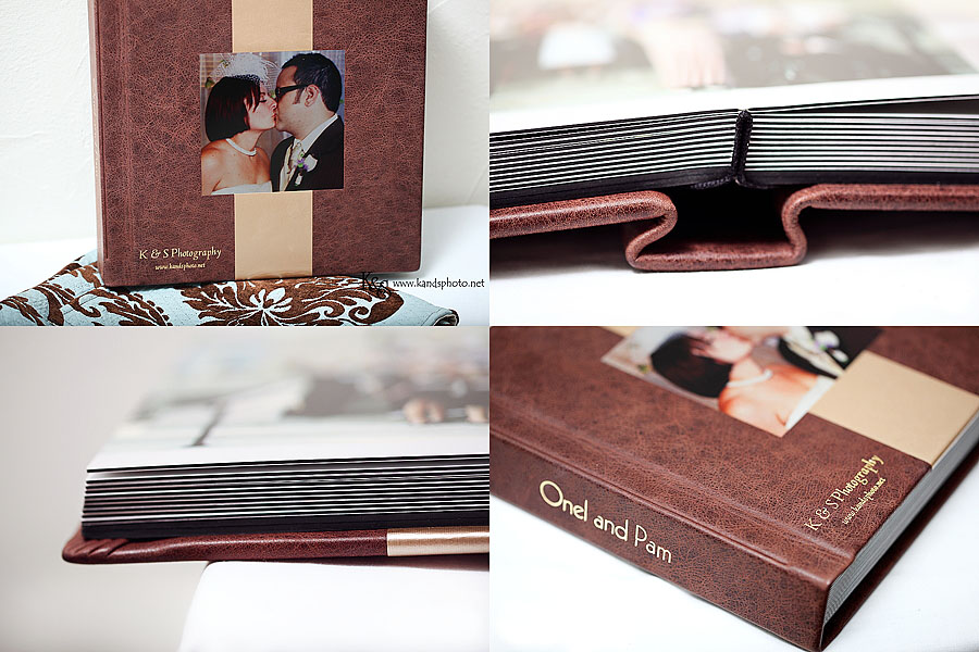 Photos of the albums we offer. Photographs by Dallas Wedding Photographers, K & S Photography