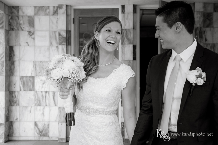 Wedding at Dallas Mormon Temple