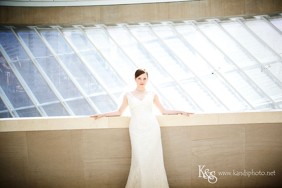 Dallas Wedding Photographers, K & S Photography, photographed Chelsea Dallas' Bridal Session at the Meyerson Sympony Center