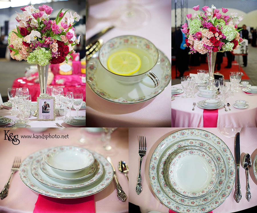 PeaPod Group's Dallas Bridal Show Booth photographed by Dallas Wedding Photographers, K & S Photography