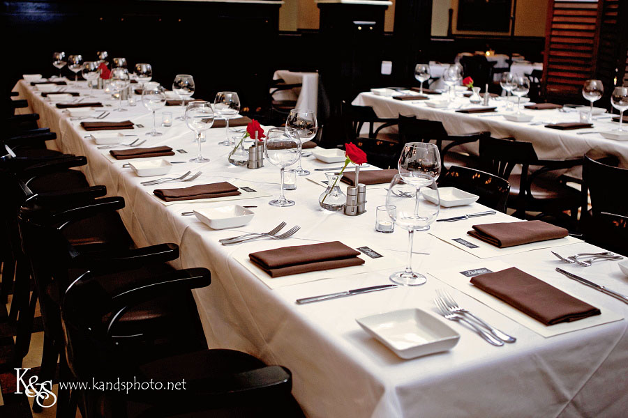 David and Sara's Wedding Rehearsal Dinner at Dakota's in Dallas |  Dallas Wedding Photographer