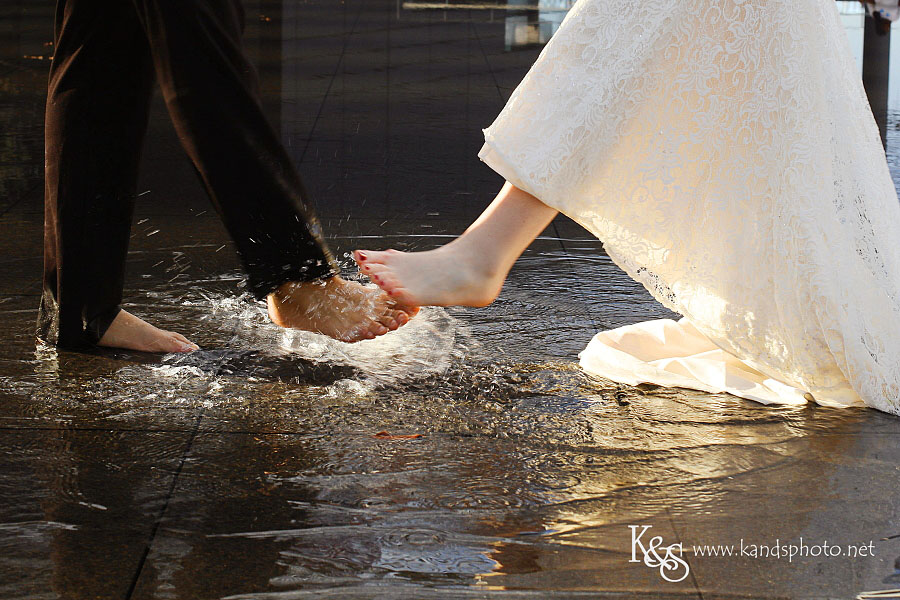 Chris and Chelsea's Downtown Dallas Wedding Session