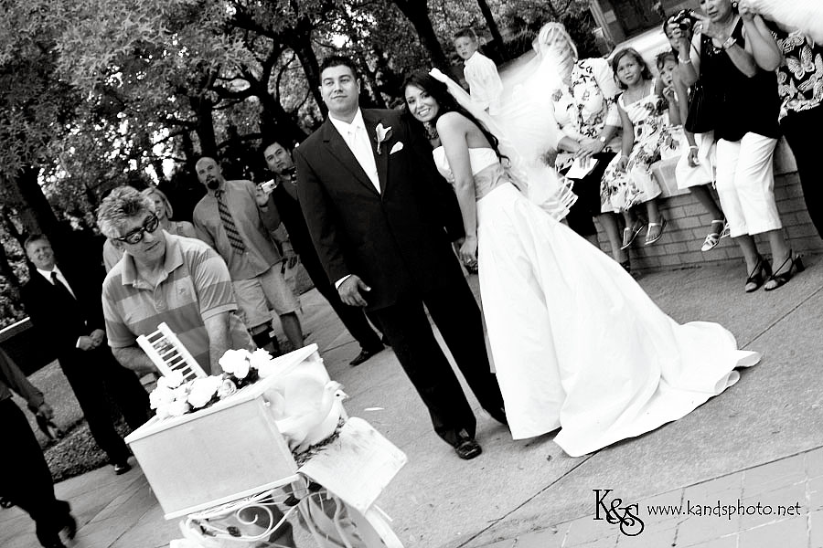 Dallas Wedding Photographers, K and S Photography. Adam and Stephanie - Dallas Wedding at St. Joseph's Catholic Church