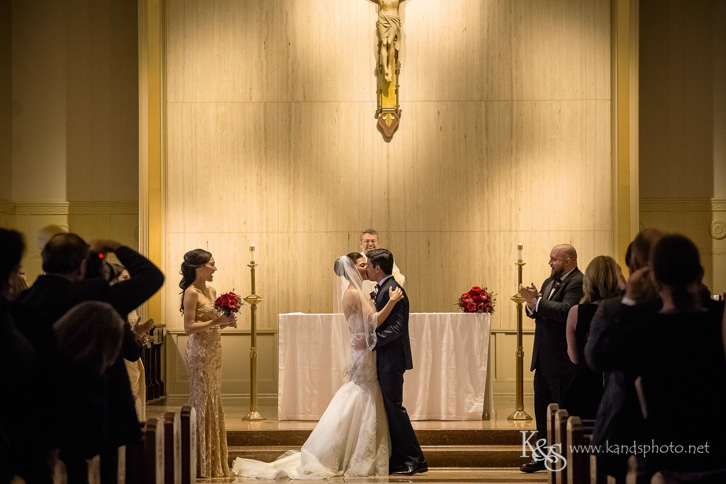wedding at holy trinity catholic church dallas