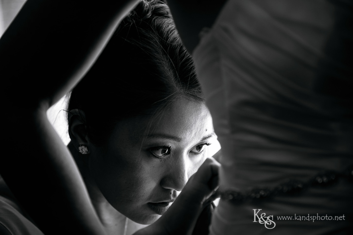 wedding at dallas arboretum