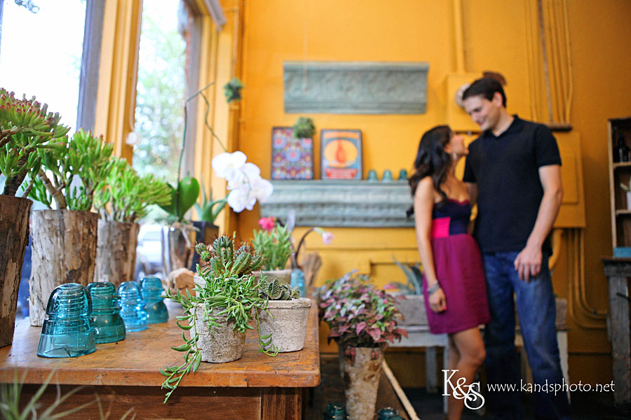 Brian and Rosie's Engagements in Bishop Arts District | Dallas Wedding Photographers