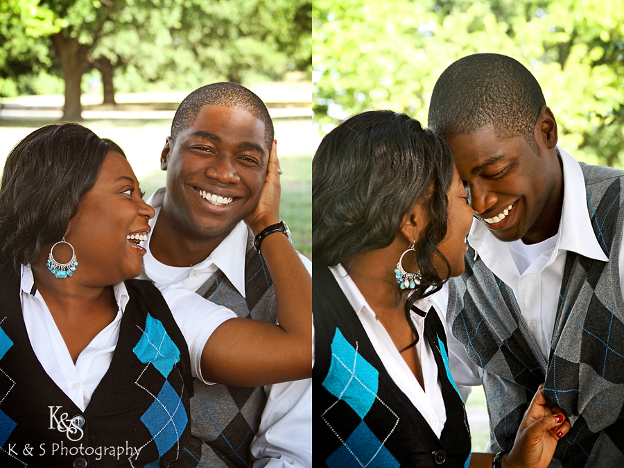 Dallas Engagement Session taken by Dallas Wedding Photographers,K & S Photography