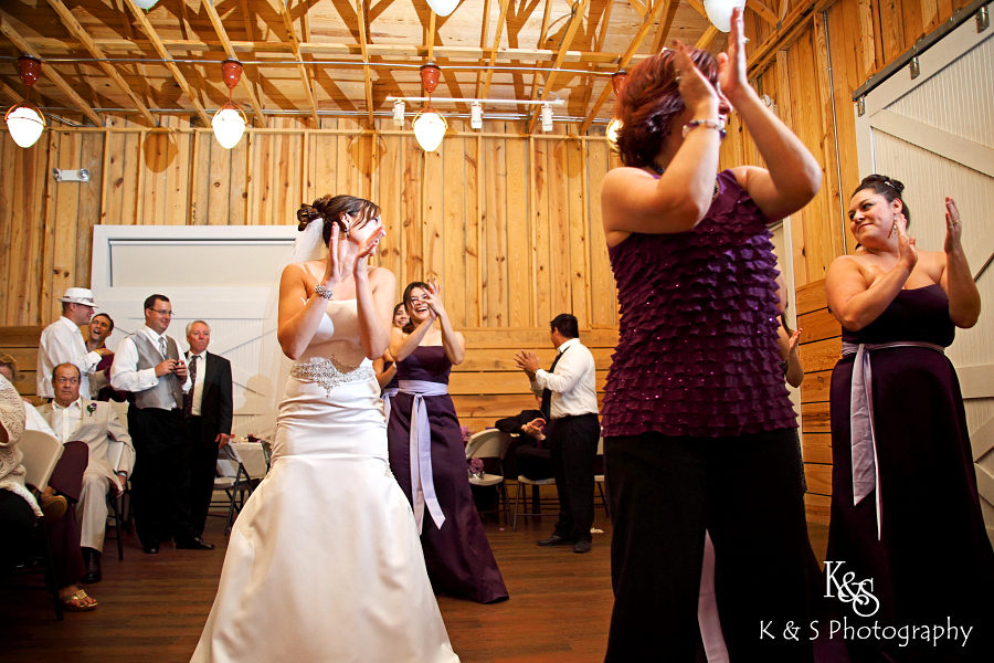 Jose and Lorie's wedding at the Frisco Hertiage Museum.  Photographs by Dallas Wedding Photographers, K & S Photography