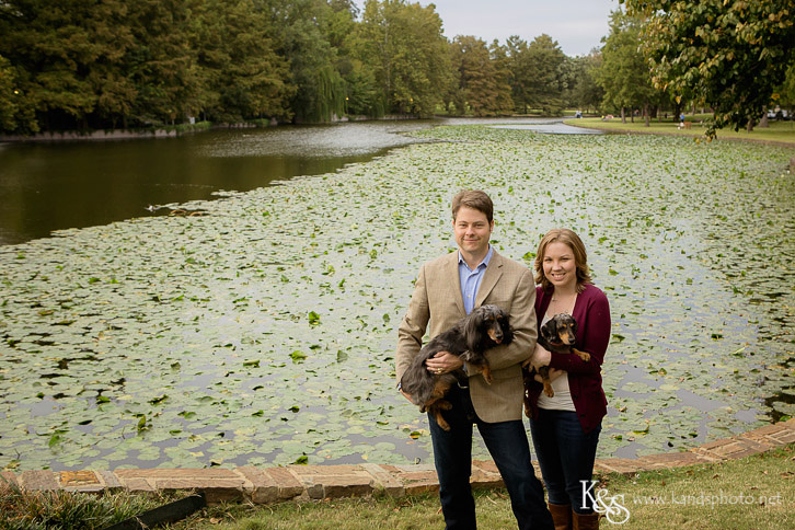 Engagement Photos at Lakeside Park in Dallas