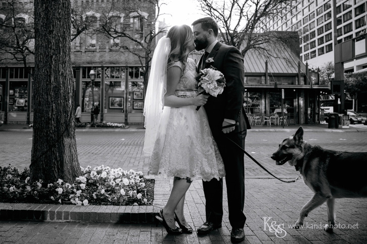 wedding at sundance square fort worth