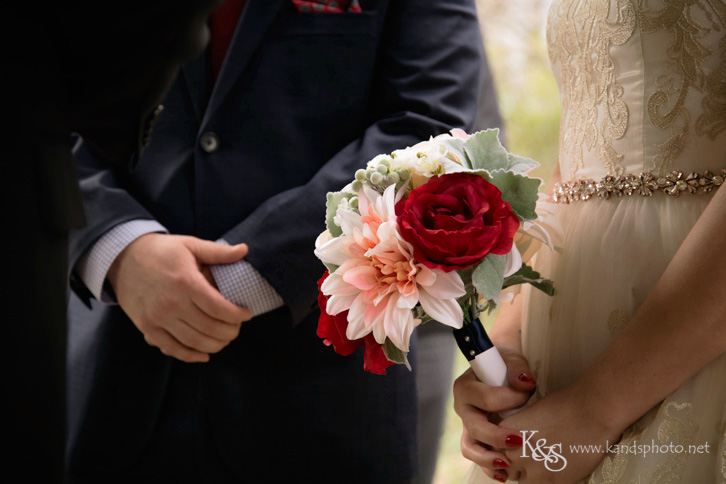 wedding at fort worth japanese garden