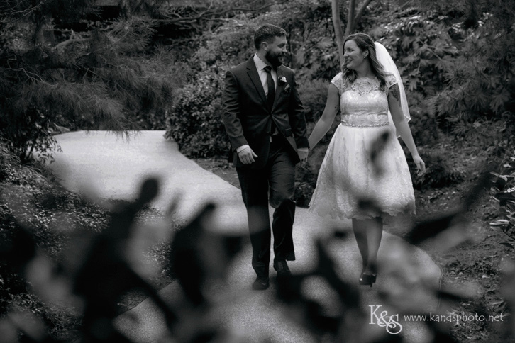 wedding at fort worth japanese garden