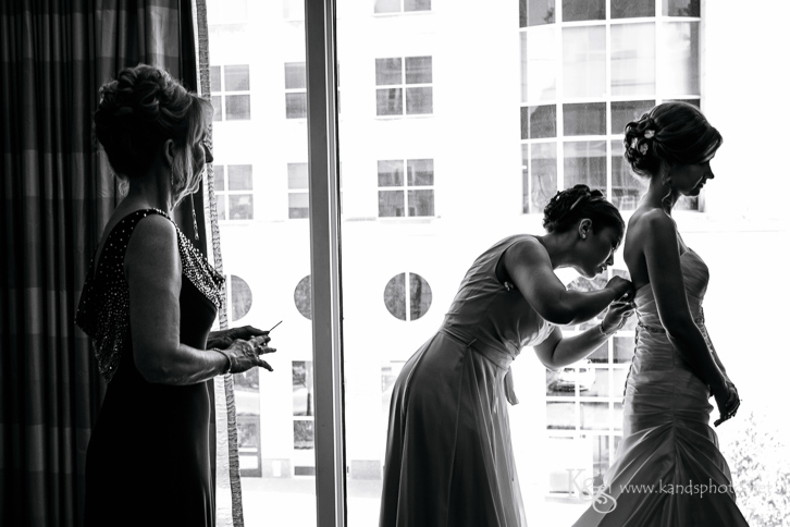 wedding at dallas arboretum