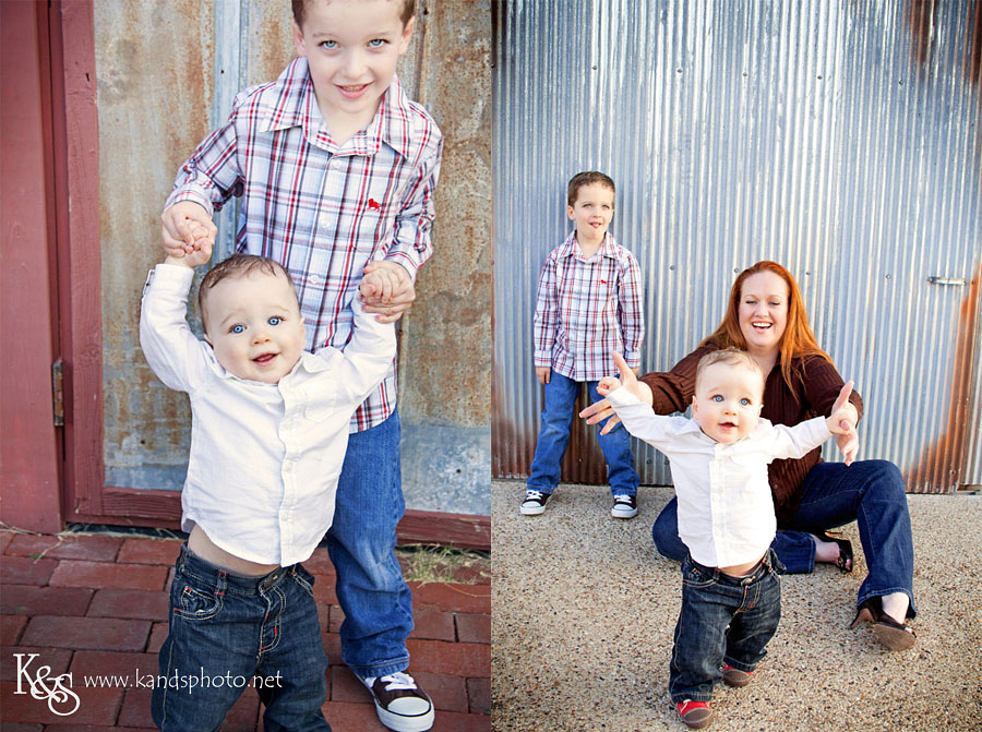 The John's Family taken at the Frisco Heritage Museum. Photographs by Dallas Photographers, K & S Photography