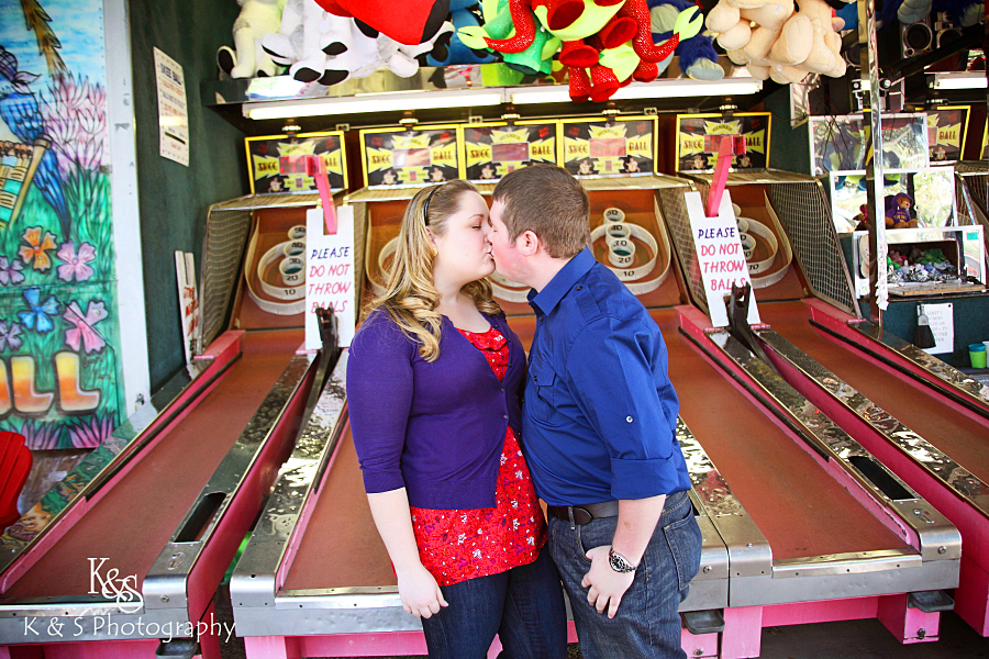 Sneak Peak of Nathan and Laura's Texas State Fair Engagement Session taken by Dallas Wedding Photographers, K & S Photography