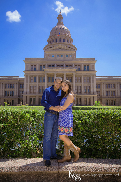 The Texas Capitol Engagement by Austin and Dallas Wedding Photographers