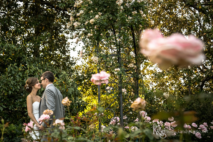 wedding at dallas arboretum