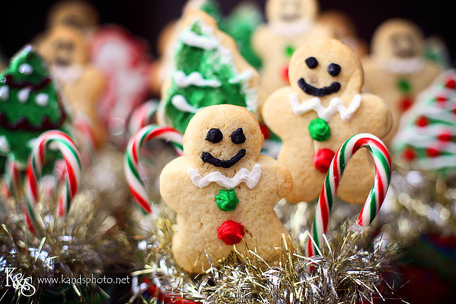 Christmas Cookie Bouquets. Photographs by Dallas Wedding Photographers, K & S Photography