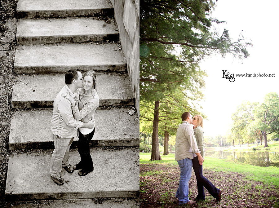 Matt and Megan Engaged in Dallas. Photographs by Dallas Wedding Photographers, K & S Photograph