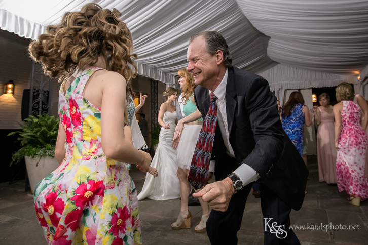 wedding at dallas arboretum