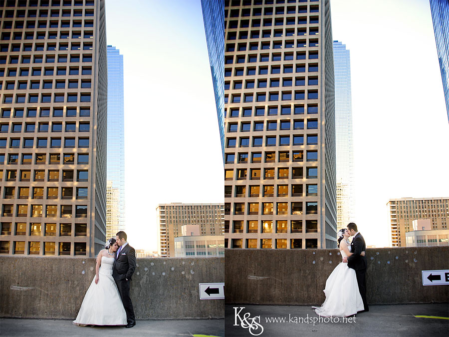 Sergio and Lacey's Wedding Session in Downtown Dallas. Photography by Dallas Wedding Photographers, K & S Photography
