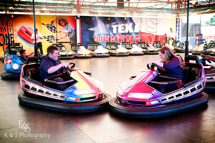 Sneak Peak of Nathan and Laura's Texas State Fair Engagement Session taken by Dallas Wedding Photographers, K & S Photography