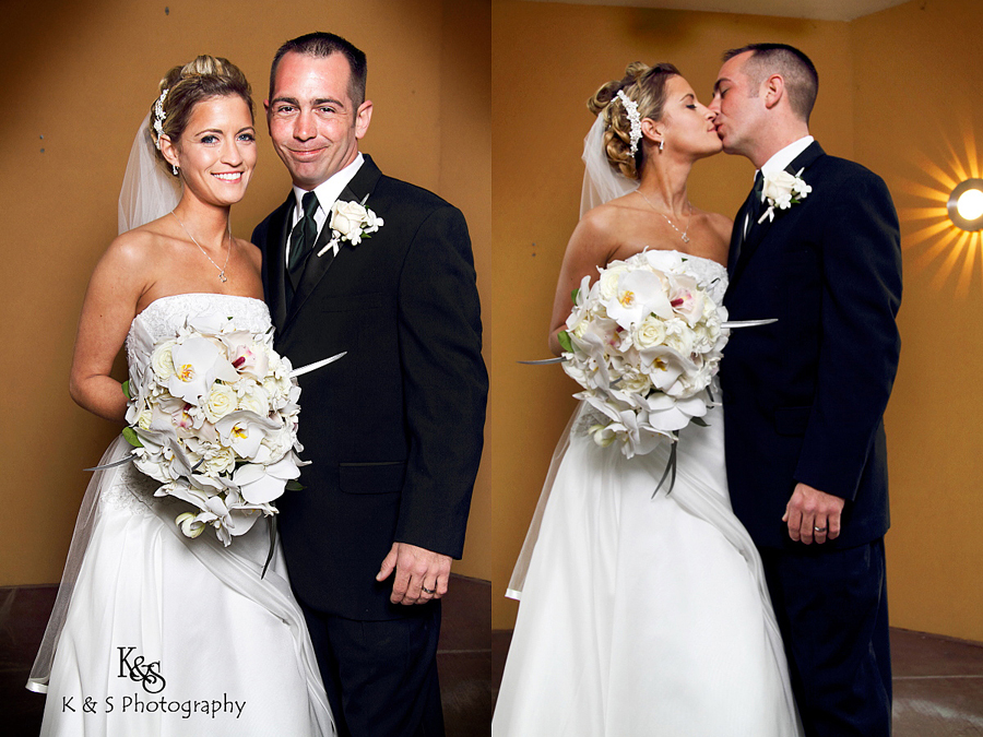 Derek and Sarah's wedding at Ferrari's in Grapevine wedding photos taken by Dallas Wedding Photographer, K & S Photography