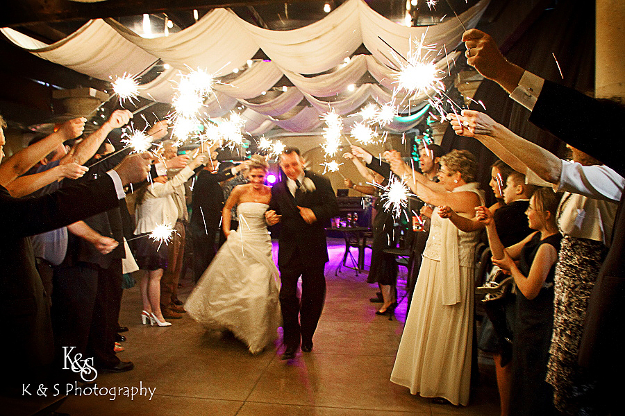 Derek and Sarah's wedding at Ferrari's in Grapevine, photos by Dallas Wedding Photographer, K & S Photography