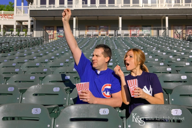 Dallas Baseball Engagement Session by Dallas Engagement Photographers, K & S Photography