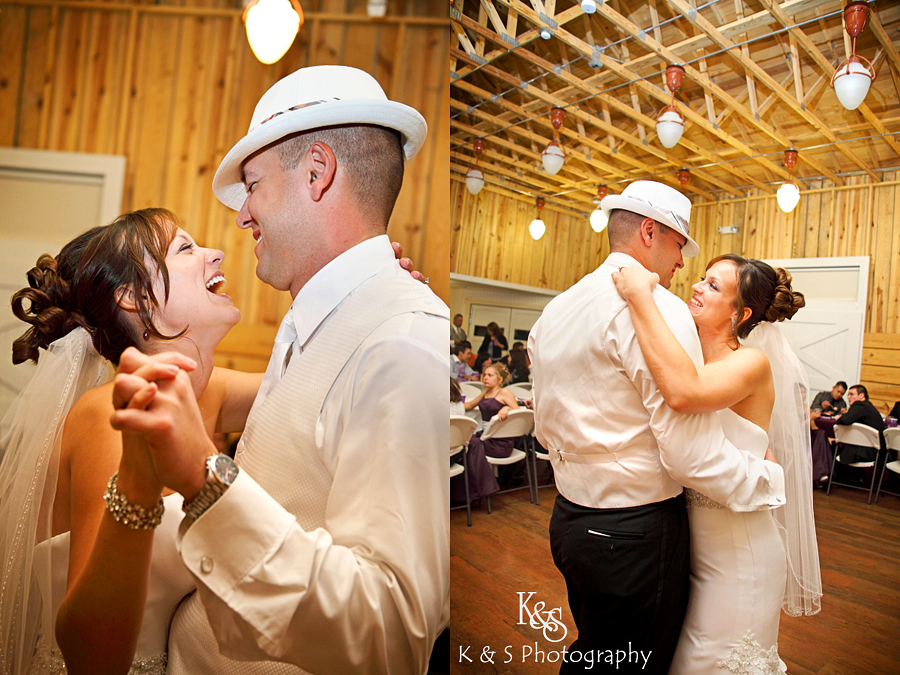 Jose and Lorie's wedding at the Frisco Hertiage Museum.  Photographs by Dallas Wedding Photographers, K & S Photography