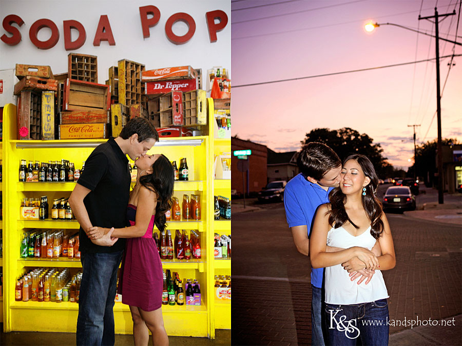 Brian and Rosie's Engagements in Bishop Arts District | Dallas Wedding Photographers