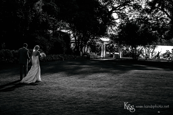 wedding at dallas arboretum