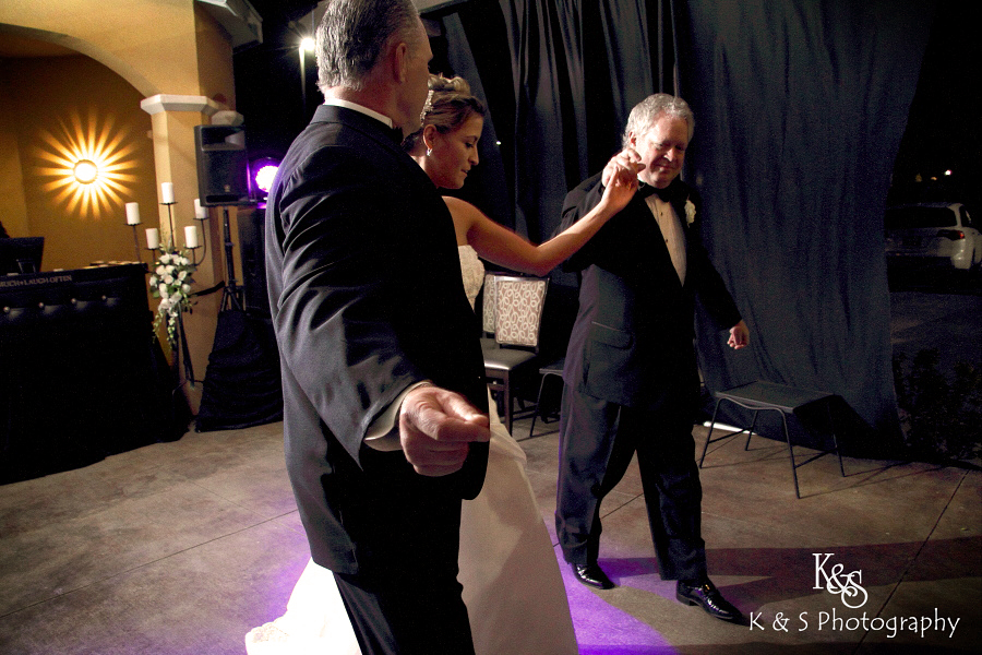 Derek and Sarah's wedding at Ferrari's in Grapevine, photos by Dallas Wedding Photographer, K & S Photography