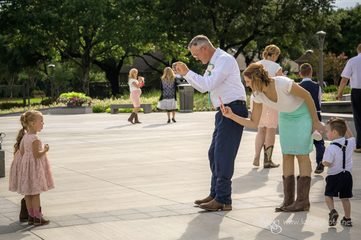 Wedding at Dallas Mormon Temple