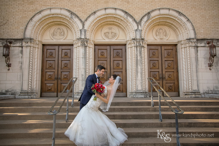 wedding at holy trinity catholic church dallas
