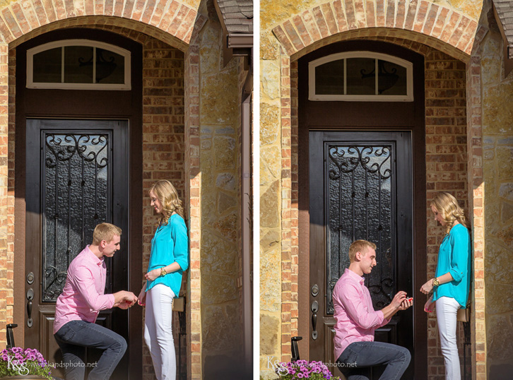Dallas Engagement proposal Photographers - K & S Photography