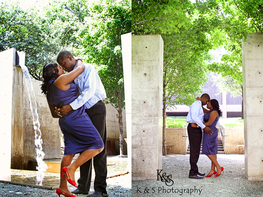 Dallas Engagement Session taken by Dallas Wedding Photographers,K & S Photography