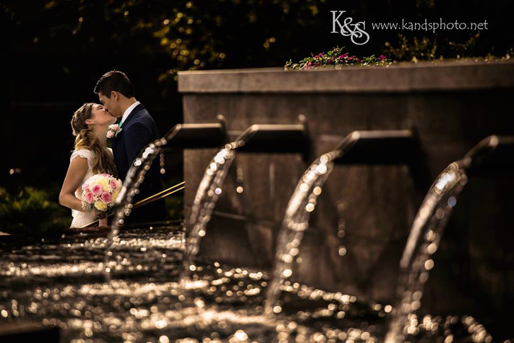 Wedding at Dallas Mormon Temple