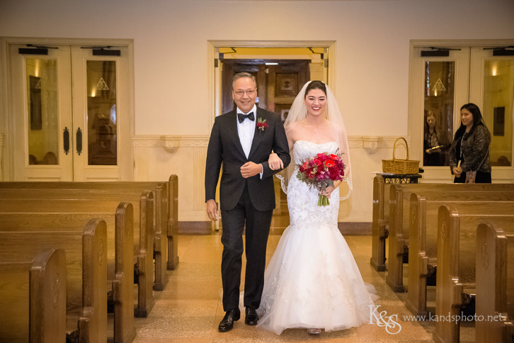 wedding at holy trinity catholic church dallas
