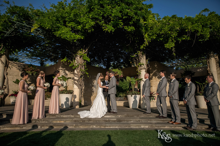 wedding at dallas arboretum