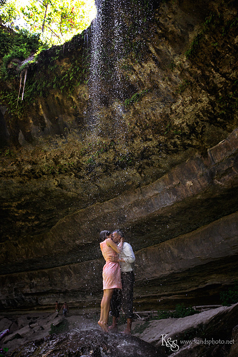 Hamilton Pool Preserve Engagement by Austin and Dallas Wedding Photographers