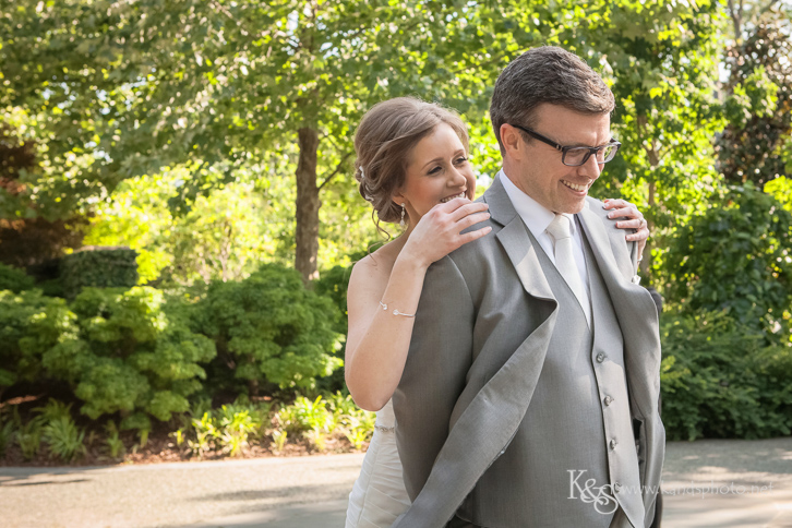 wedding at dallas arboretum
